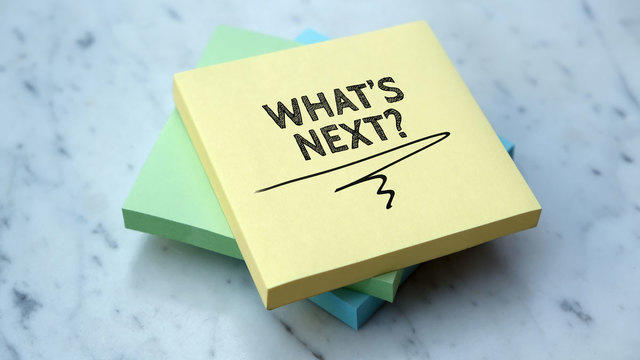 What's next for the LSAT on a postit note