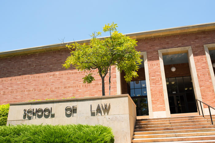 Front entrance of a law school