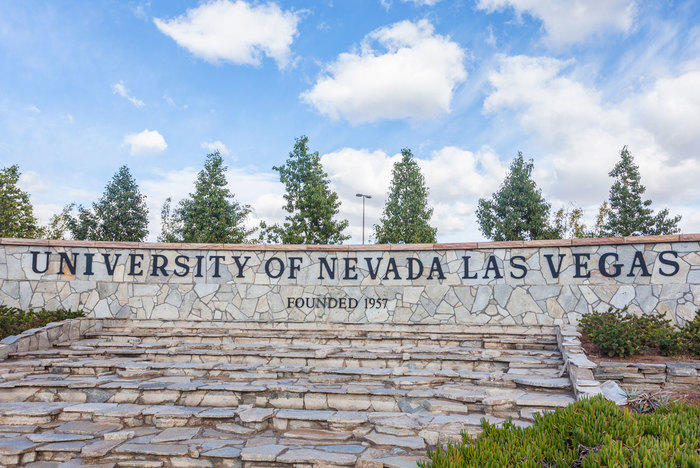University of Las Vegas campus sign