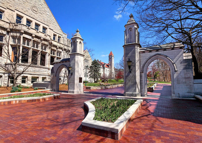 Entrance to Indiana University