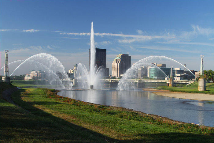 Fountain in Dayton, Ohio