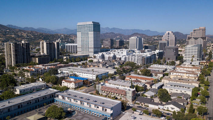 View of Glendale skyline