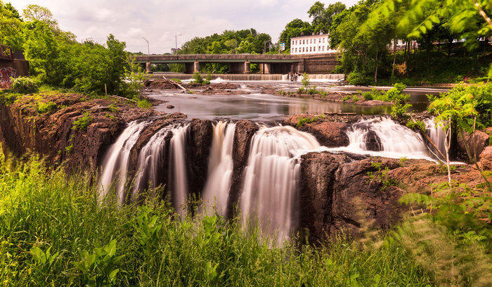 Waterfall in Paterson, New Jersey