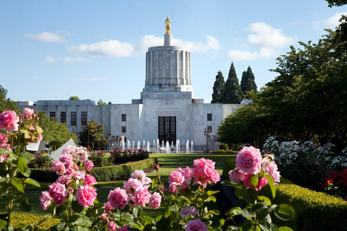 Salem, Oregon state capitol building