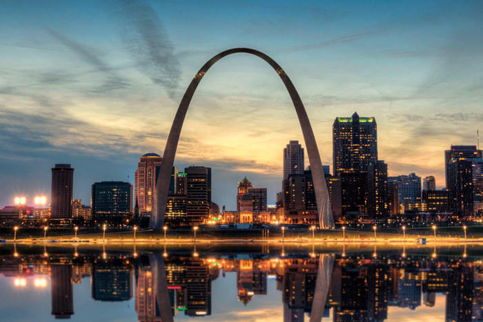 St Louis Skyline with Arch