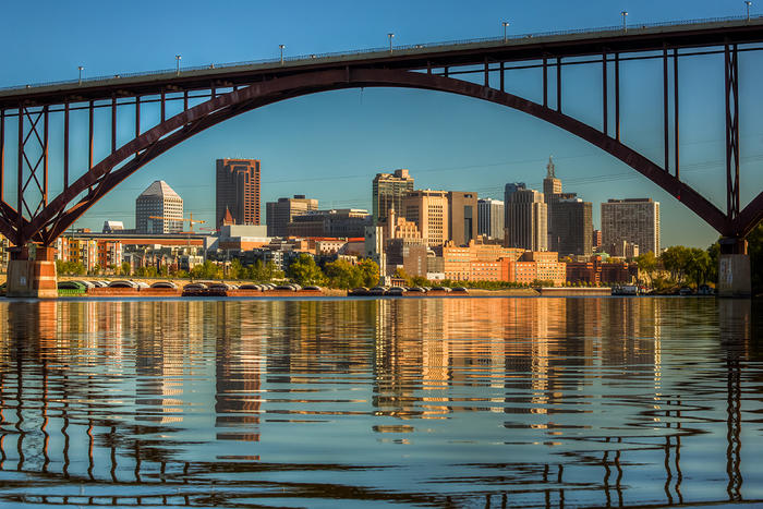 High Bridge framing St Paul skyline