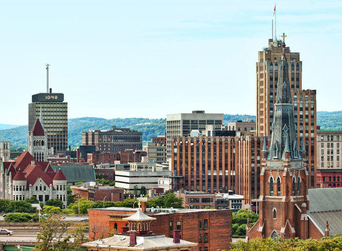 Syracuse, New York cityscape