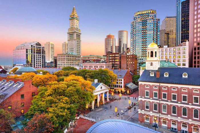 Boston downtown skyline