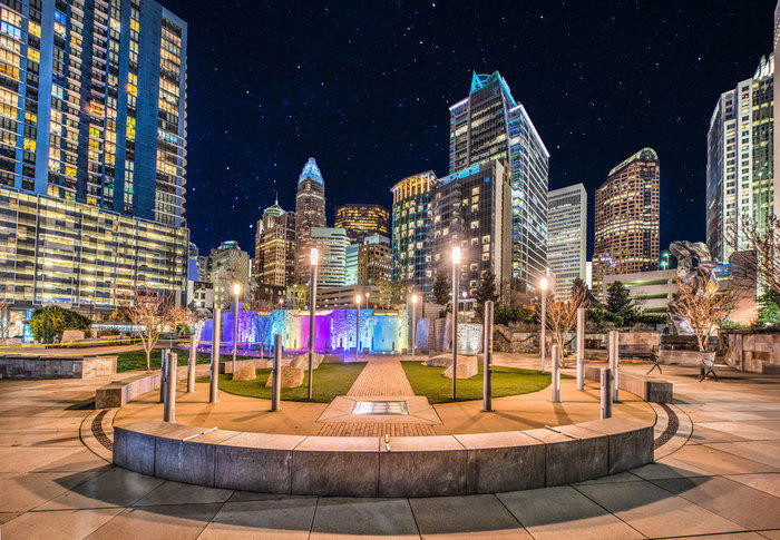 Downtown Park in Charlotte