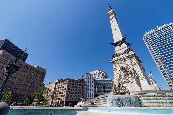 Soldiers and Sailors Monument Downtown Indianapolis
