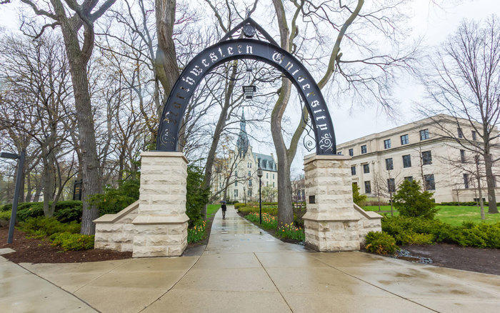 Northwestern University entrance gate