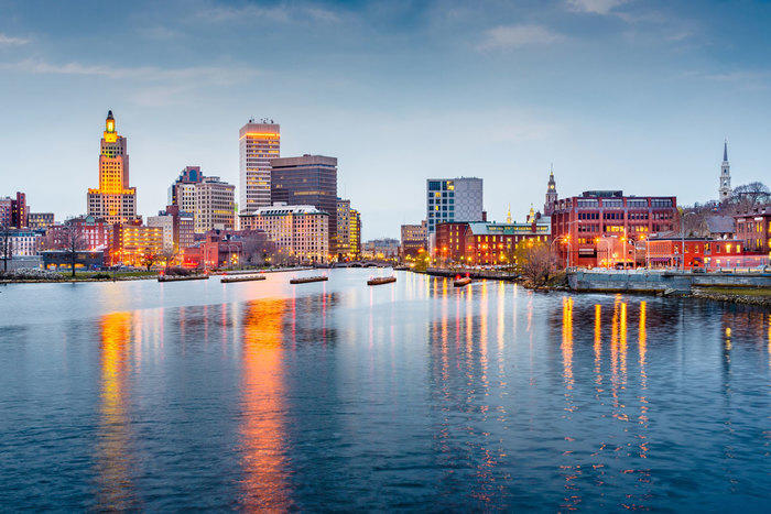 Providence Rhode Island Skyline
