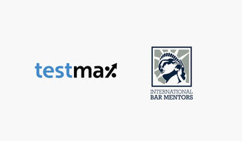 TestMax and International Bar Mentors logos