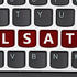 LSAT spelled out on a keyboard