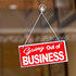 Going out of business sign