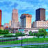 Akron Ohio cityscape