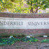 Vanderbilt University sign